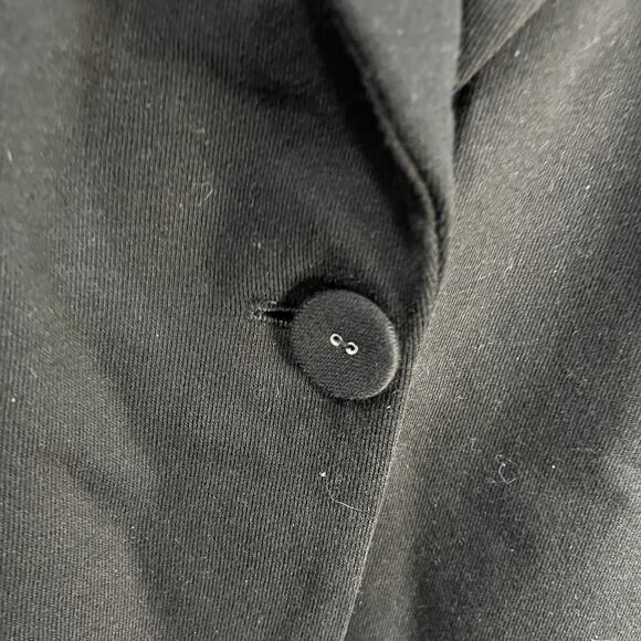 Susan Graver Weekend Regular Marina Knit Blazer Black, Size 3X - Picture 8 of 9